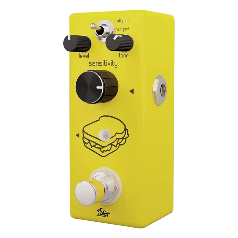 ISET Компрессорная гитарная педаль Sandwich Comp для электрогитары Bass True Bypass
