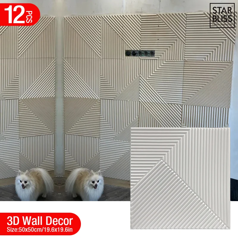 12 шт. 50 см 3D настенный декор деревянное зерно решетчатая настенная панель паз