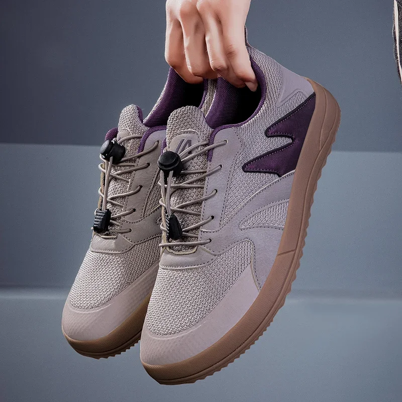 Осенняя модная повседневная обувь большого размера для босиком 46 легкие