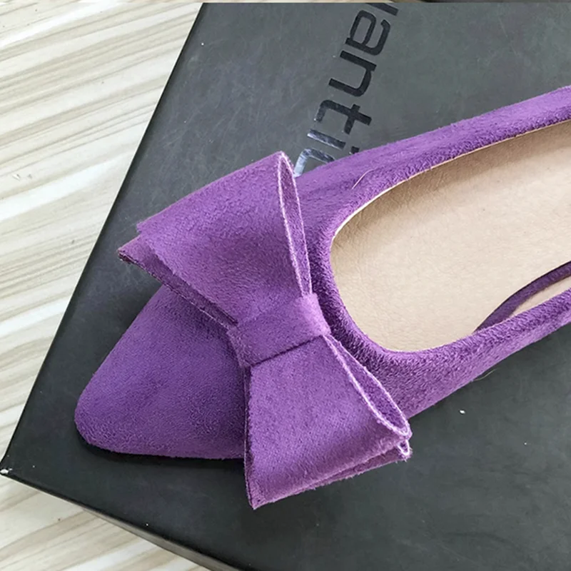 Bow-Knot Sweet Ballerina Shoe For Women 2023 New Arrivals Ballet Soft Bottom Flats Low Pricing Hot Sell Casual Street Moccasines