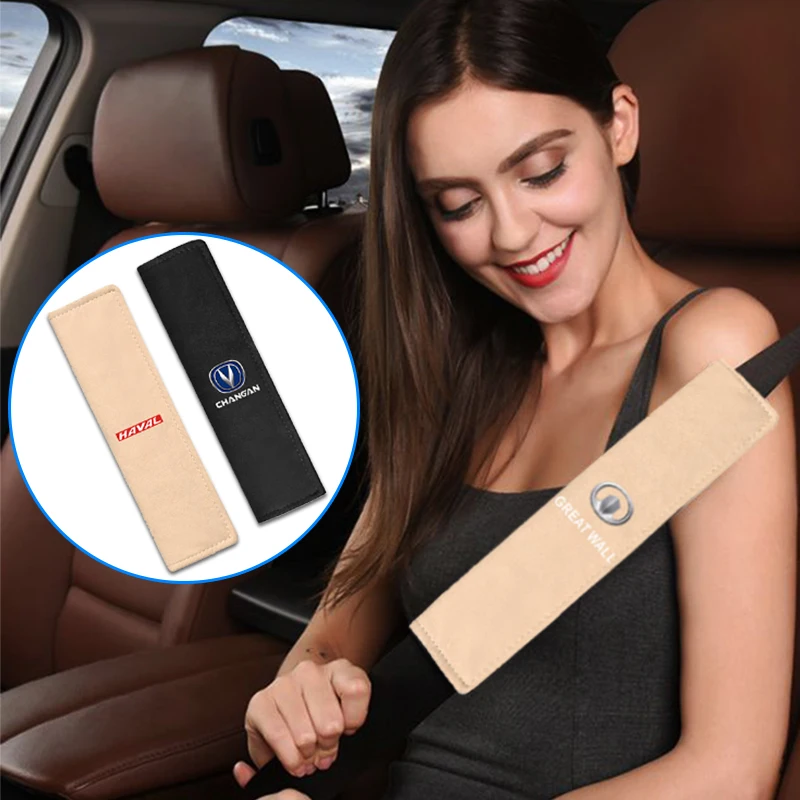 

Car Styling Shoulder Seat Belt Protector Cover Interior for TRD Toyota CROWN REIZ COROLLA Camry Scion Rav4 C-hr 86 Accessories