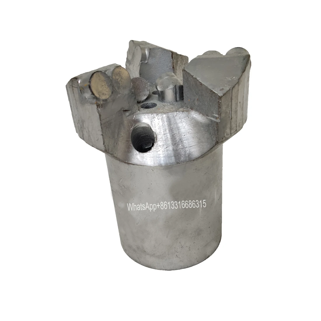 

Low price 100mm 3 wings whole piece pdc drill bit for sandstone drilling with 1-4 water holes