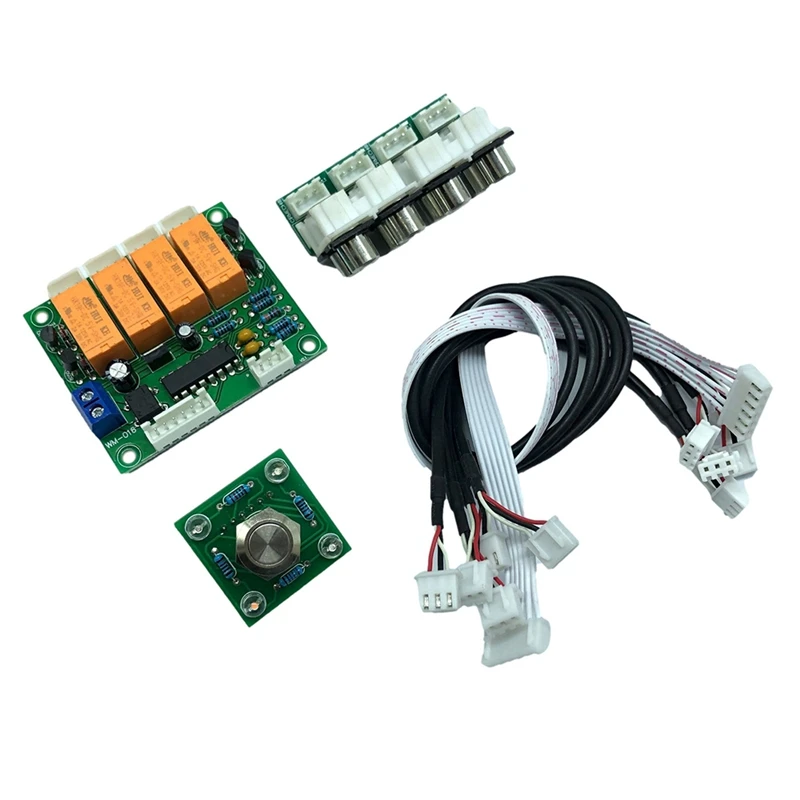 

Signal Switching Board 4-Channel Audio Source Input Switching Board Amplifier Chassis Audio Board Switch Relay