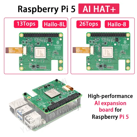 Расширение платы Raspberry Pi 5 AI HAT+