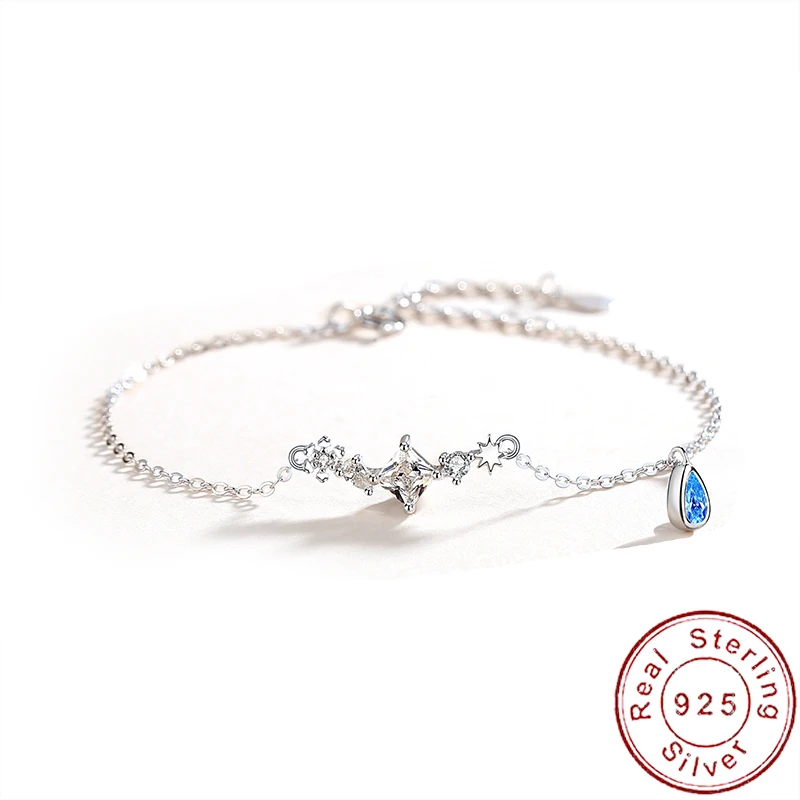 

Женский браслет из серебра 925 пробы, с цирконом