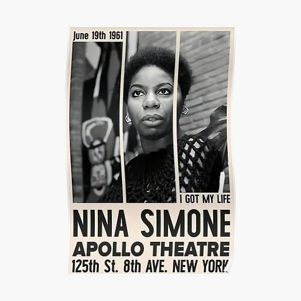 Плакат Нина Джаз концерт печать забавная комната домашняя современная картина роспись искусство Декор без рамки