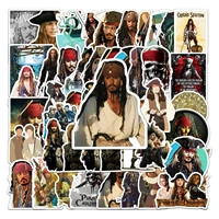 1050pcs disney caribbean pirates stickers classic adventure movie sticker gifts for skateboard phone guitar car laptop bicycle