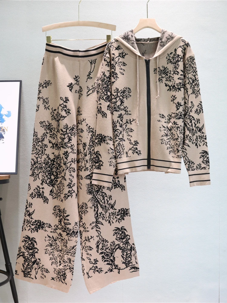 Женский трикотажный комплект из 2 предметов повседневная мусульманская куртка с