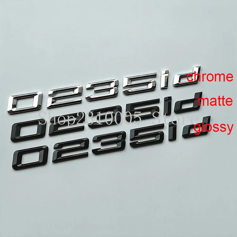 Старый шрифт цифры буквы 316i 318i 320i 325i 328i 330i 335i GT Верхняя фотография для BMW серии 3