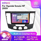 DSP RDS 1280X720 автомобильный DVD GPS-навигатор для Hyundai Sonata NF 2009 Автомобильный мультимедийный радиоприемник 4G LTE WIF BT Carplay Авто IPS