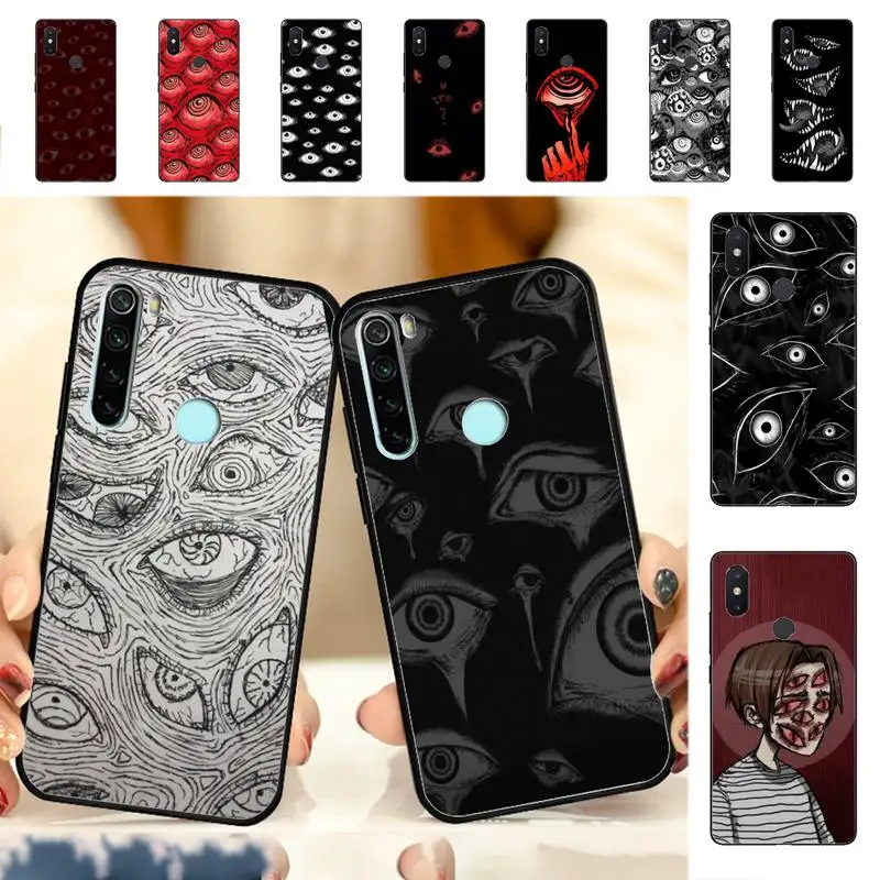 

Scary Face Eyes Smiley Phone Case for Redmi Note 8 7 9 4 6 pro max T X 5A 3 10 lite pro