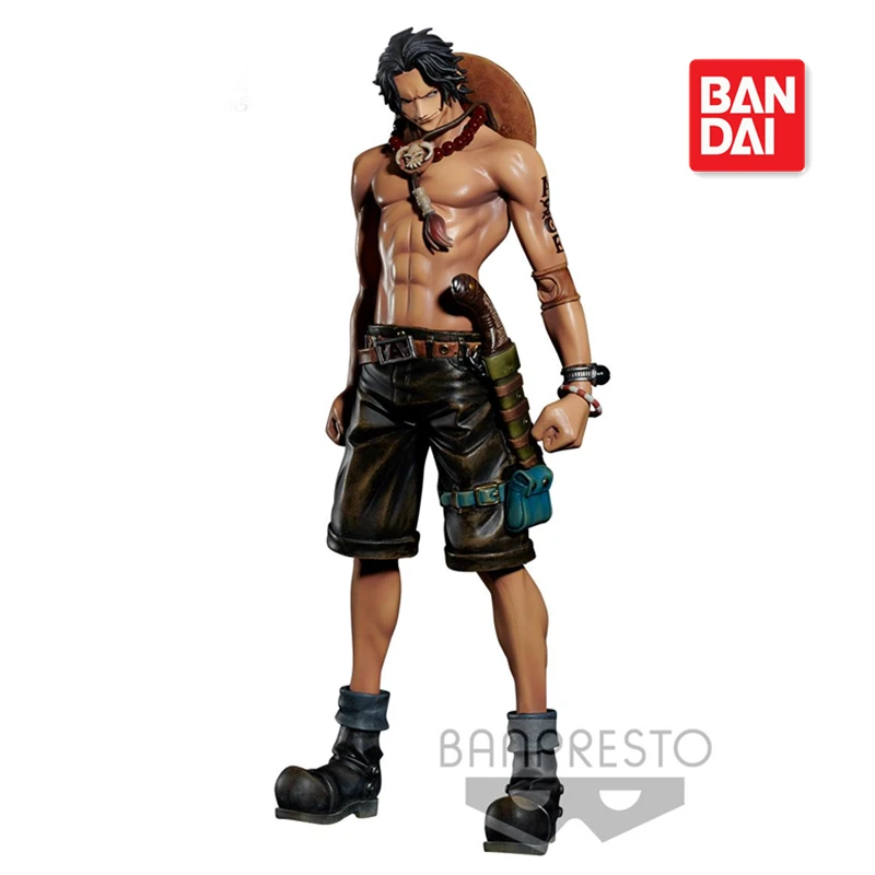 

Bandai Original Optical Factory Master Stars Piece Chronicle One Piece The Portgas.d.ace Figure Decoration Battle Gift 26Cm