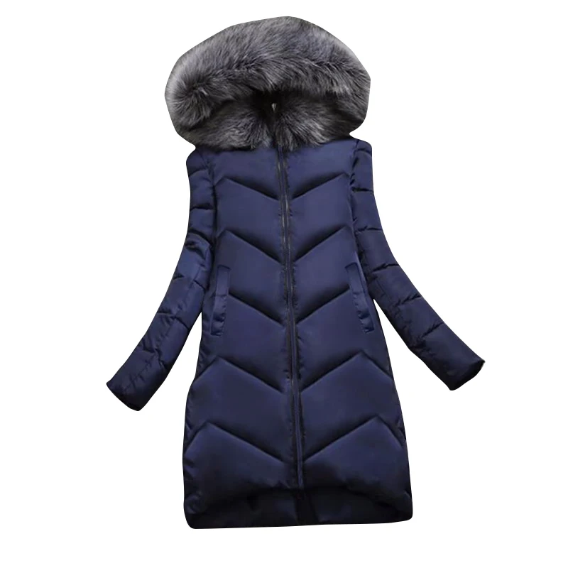 Winter Coat Female Jacket New 2023 Hooded Parka Warm Big Fur Winter Jacket Women Wadded Ladies Plus size 6XL Women's down jacket enlarge