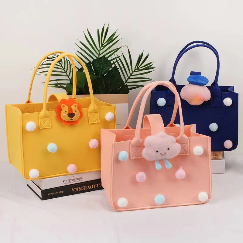 

Cute Mommy Bag Gift Bag Toy Storage Picnic Basket Travel Cosmetic Organizer Baby Nappy Organizer Baby Girl Diaper Bag for Mom