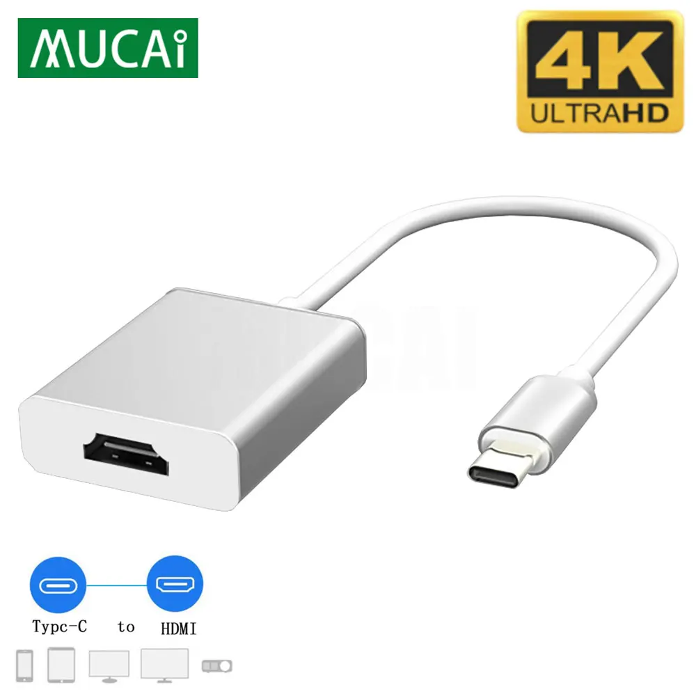 Адаптер-разветвитель с USB Type-C на HDMI для MacBook Pro Air iPad Samsung HUAWEI XIAOMI Lenovo PC Phone |