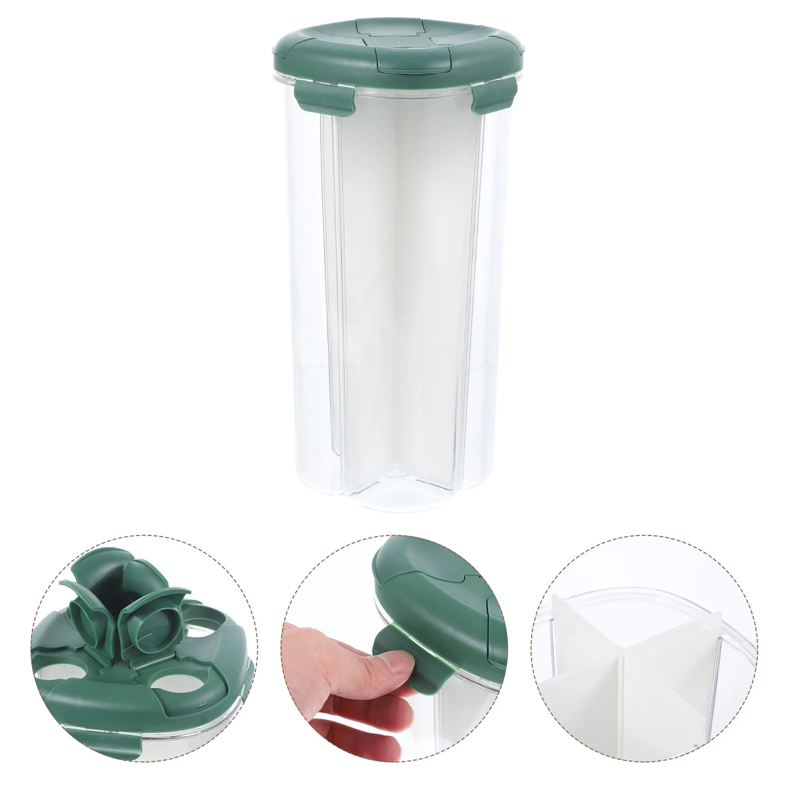 

Box Storage Jar Container Cereal Rice Dispenser Flour Grains Bottle Grain Airtight Serving Bin Kitchen Dry