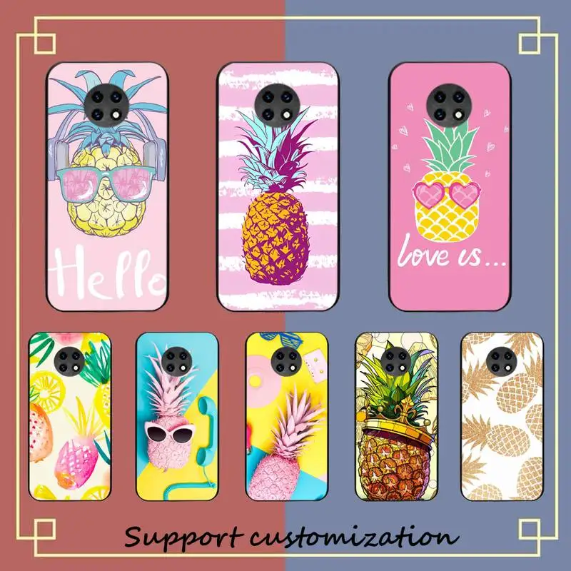 

Pineapple fruit Phone Case For Xiaomi Redmi Note 8A 7 5 Note 8pro 8T 9Pro TPU Coque for note 6pro Funda Capa