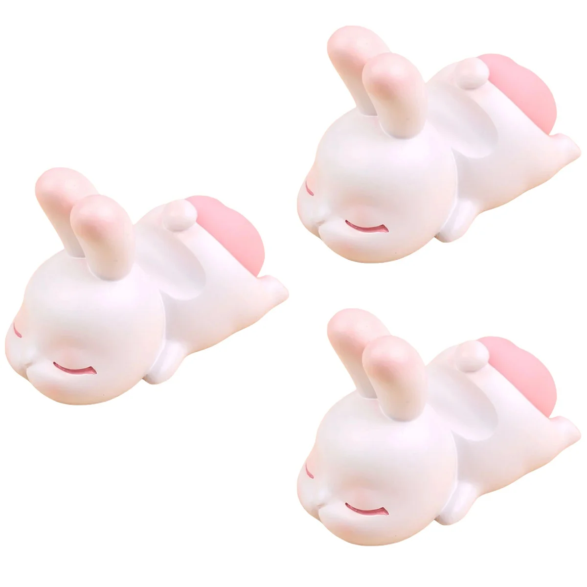 

3pcs Mobile Phones Bunny Stand Cute Stand Desk Ornament for Home Office