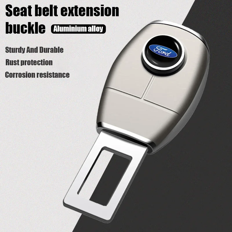 

1Pc Car Safety Belt Extender Buckle Plug Buckle for Ford Focus MK2 MK3 Ranger Fiesta S MAX Mustang Mondeo MK4 MK6 Accessories
