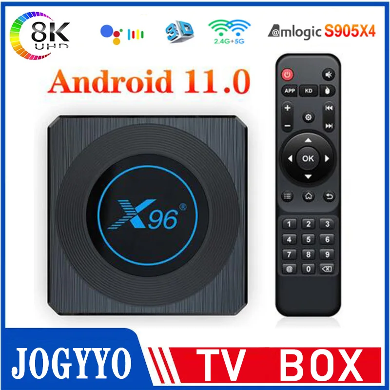 

2022 ТВ-приставка android smart TV BOX X96 X4 Android 11 Amlogic S905X4 8K Двойной Wi-Fi BT медиаплеер воспроизведение Быстрый ТВ-приставка
