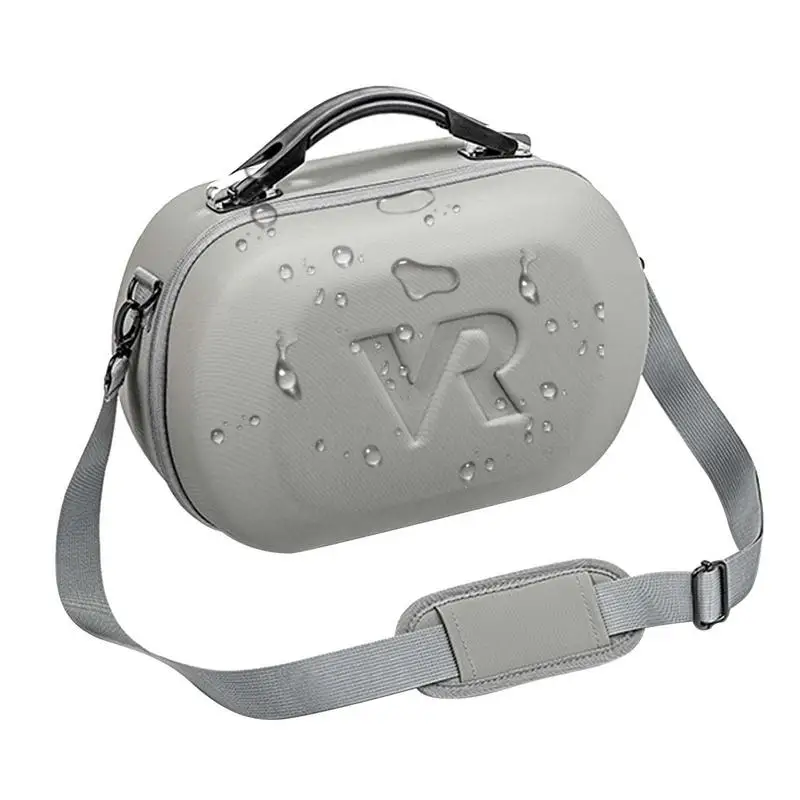 

ForMeta QuestPro VR Cases Portable Boxes VR Headset Travel Carrying Cases Hard PU Storage Bags For Electronic Accessories