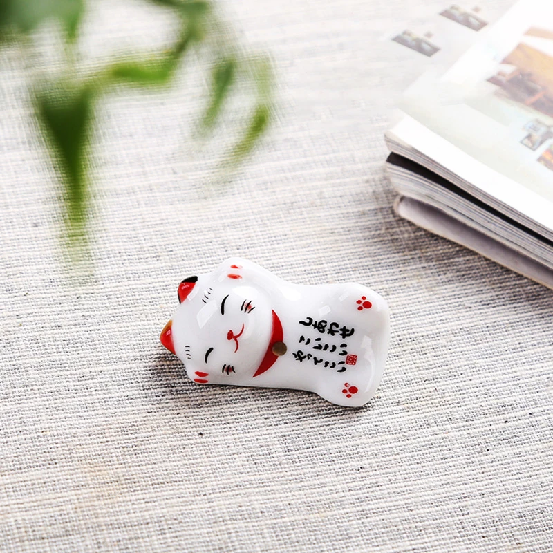 Керамический держатель для палочек Maneki-Neko