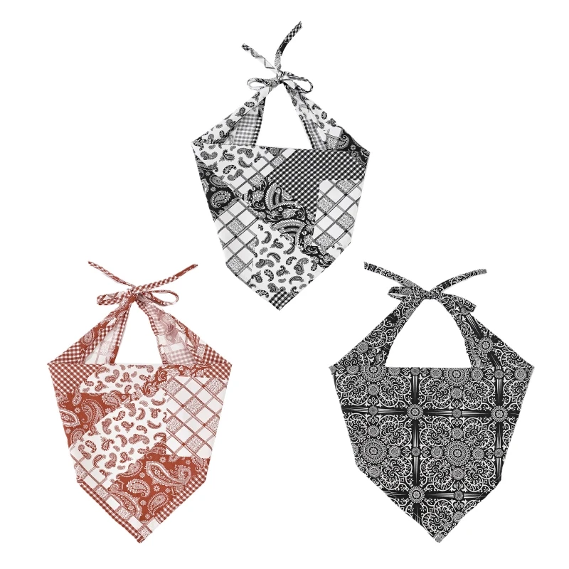 

Summer Outdoor Breathable Hair Kerchief Cute Bandana Tie Back Anti-UV for Head