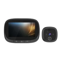 4.3'' LCD WiFi Video Doorbell Camera Safe Night Vision 2-Way No TF Card