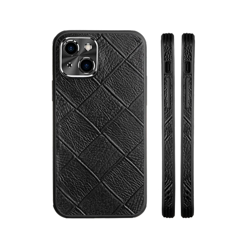 

Чехол для телефона из натуральной кожи для iPhone 13, 12 Mini, Apple 11 Pro Max, 100% оригинальный чехол-накладка из натуральной воловьей кожи с текстурой в к...
