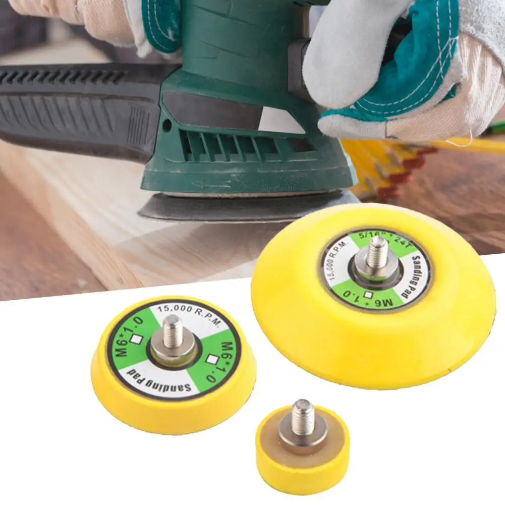

1/2/3 inch M6 Self-adhesive Backing Plate Wear-resistant High Efficiency Sanding Disc Plate for Polishing
