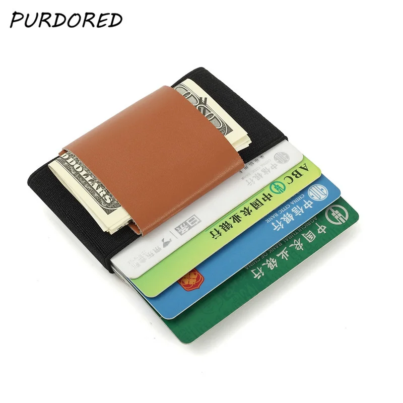 

1 PC Magic Card Holder for Men Cash ID Card Holder Slim Paper Money Purse Card Case Credit Card Wallet Id Badge Holder