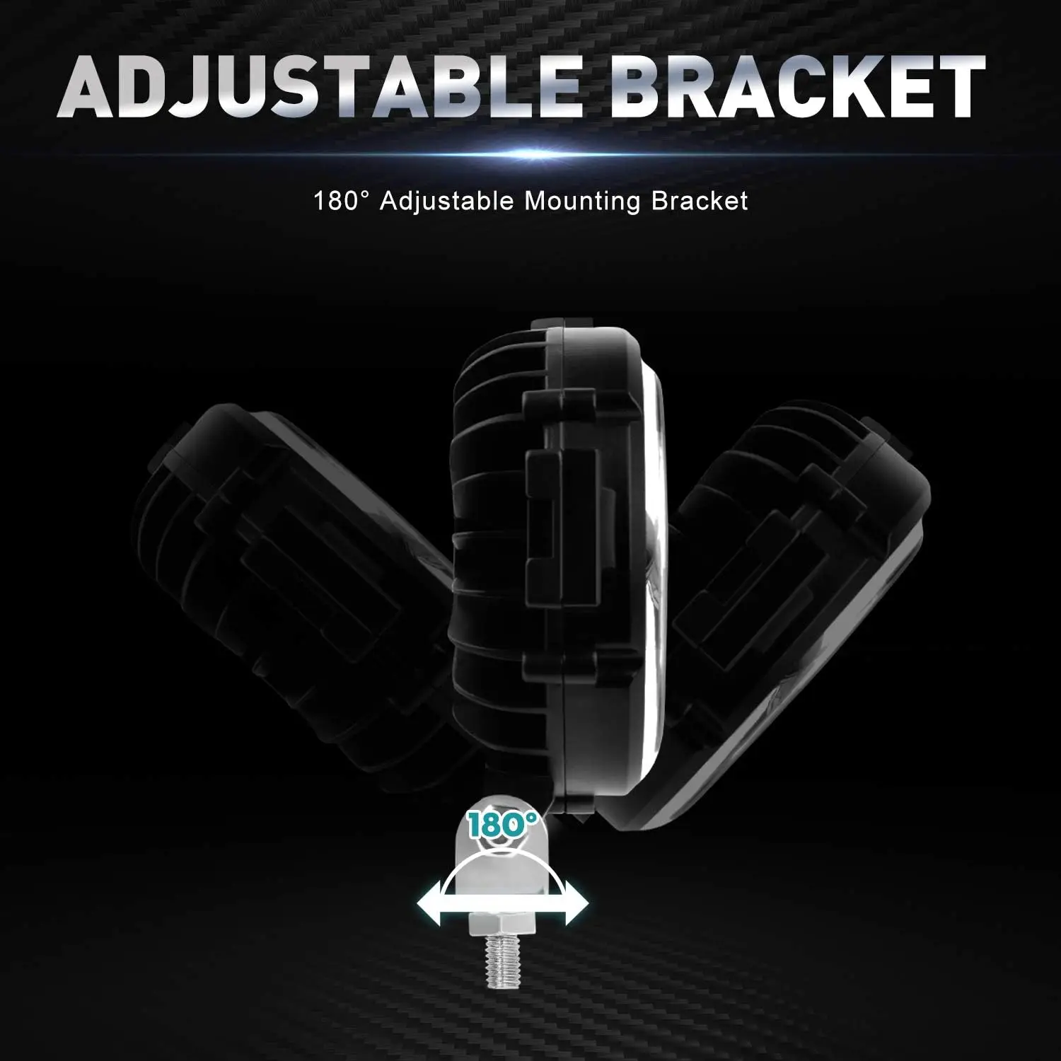 7-дюймовые светодиодные стручки точечный луч водонепроницаемые рабочие