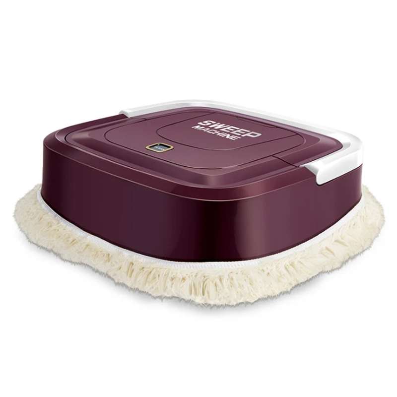 

Sweeping Robot Smart Impregnation Cleaning Robot USB Charging Dry and Wet Spray Mop Spray Disinfecting Purple