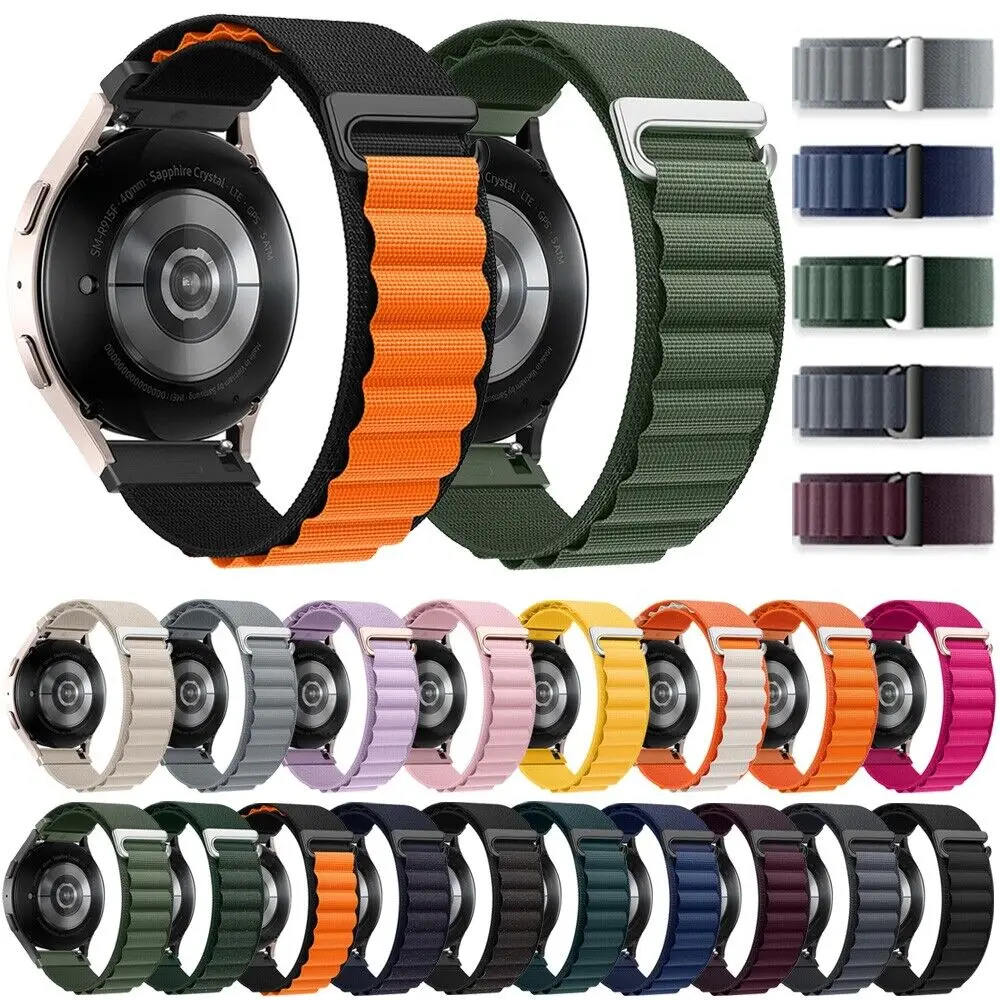 

Nylon Band for Huawei Watch GT 2e Band Sport Alpine Loop Solo Loop Strap with Metal Buckle Replacement Wristband 20MM 22MM