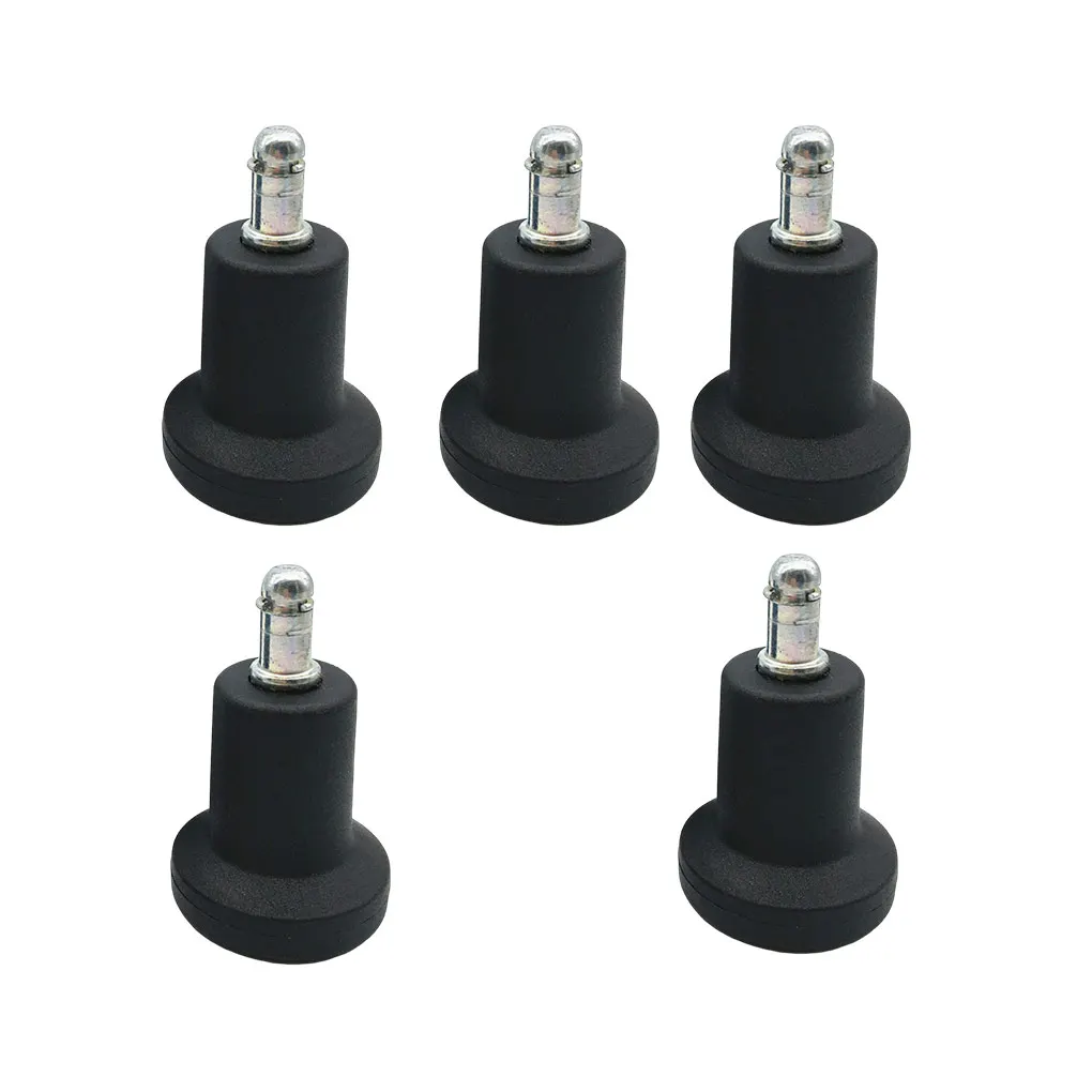 

5 Pieces Swivel Chair Fixed Caster Chairs Legs Stop Wheel Spare Parts