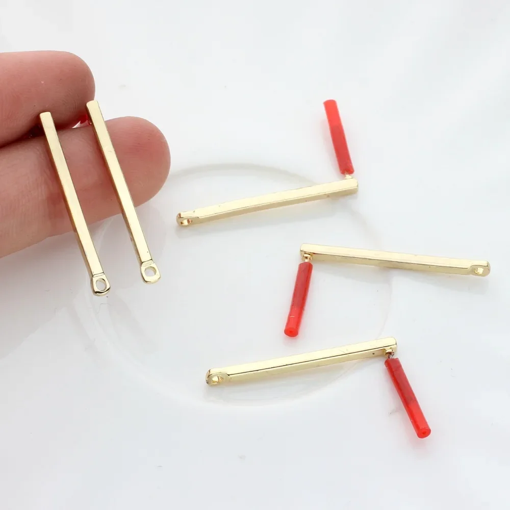 Модные Простые Длинные серьги-иглы из сплава серьги сделай сам ручной работы