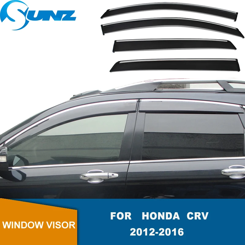 

Side Window Accessories For Honda CRV C-RV 2012 2013 2014 2015 2016 Window Visor Awning Shelters Vent Shades Sun Rain Deflector
