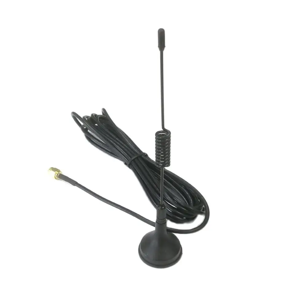 

900/1800MHz GSM Antenna 3dbi Sucker Aerial 16cm Height with 3m Extension Cable SMA Male Connector Wholesale