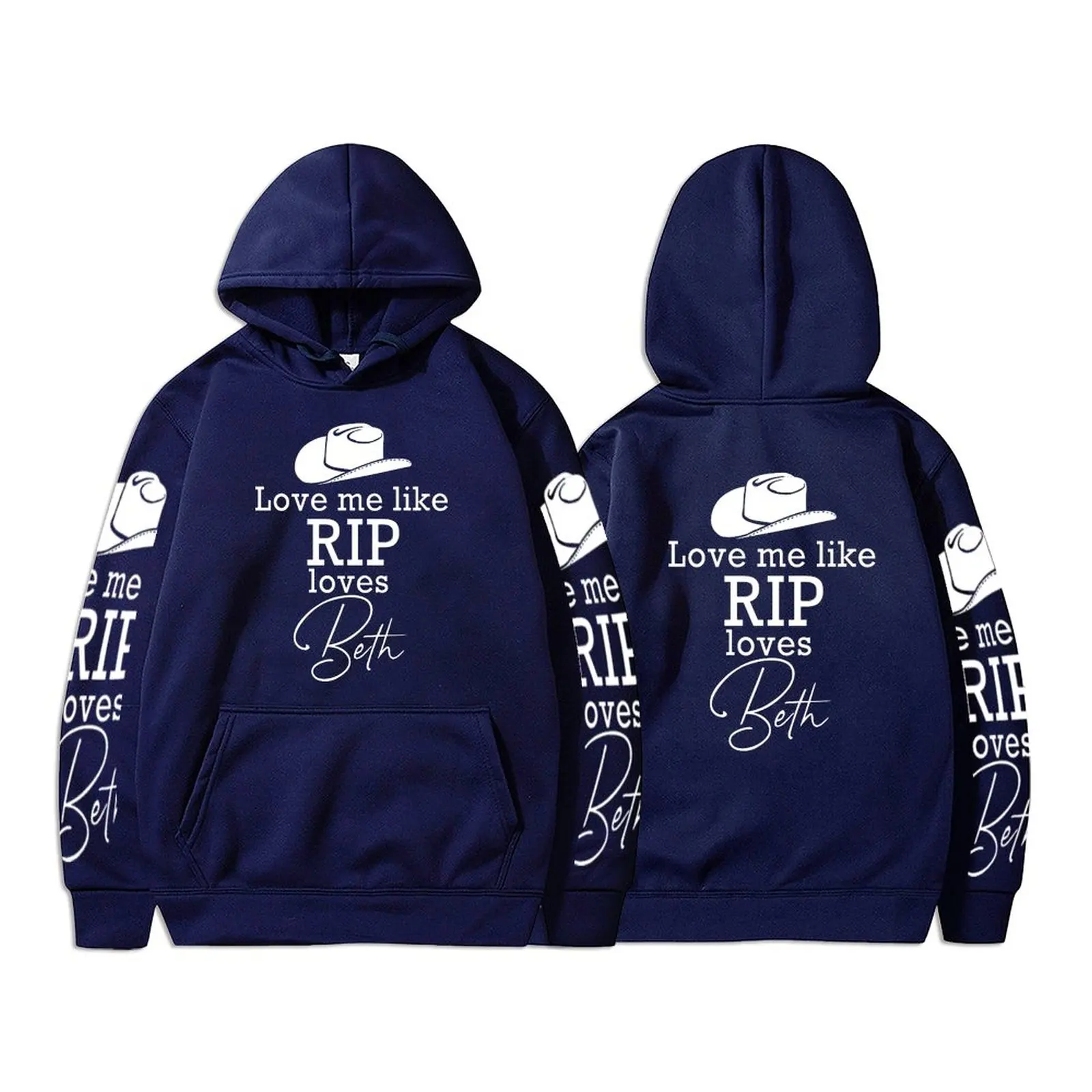 

Surat Topi Denim Pria Hoodie Wanita Fashion Hip Hop Hoodie 2D Kostum Kaus Wanita Anak Laki-Laki Pakaian Olahraga Rapper