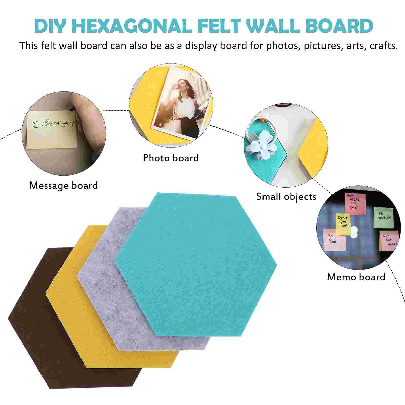 8 шт. фетровая наклейка на стену плитка для заметок милая картина булавочная