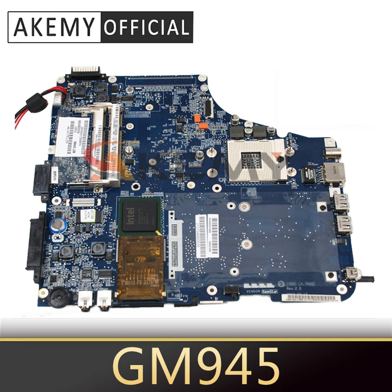 Материнская плата AKEMY для ноутбука Toshiba A200 A205 K000051480 системная модель intel GM945