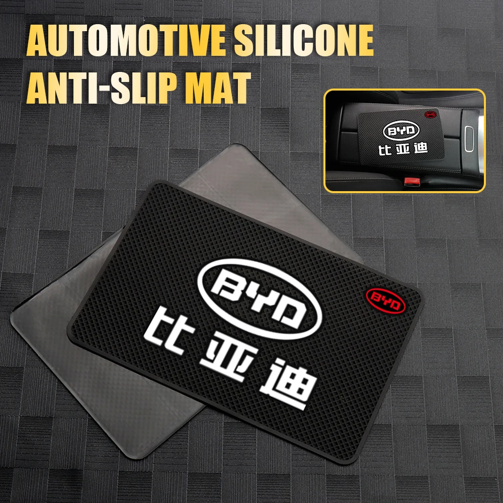 

1pcs Silicone Car Dashboard Anti-Slip Mat Phone Holder Non-Slip Pad For BYD S6 Repuestos F0 F3 G3 F3r E1 E3 Auto Car Accessories