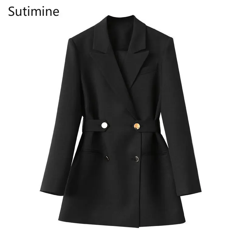 Spring Blazer Coat Fashion Notched Single Breasted Slim Embossing Women Blazer Office Lady  Blazers for Women