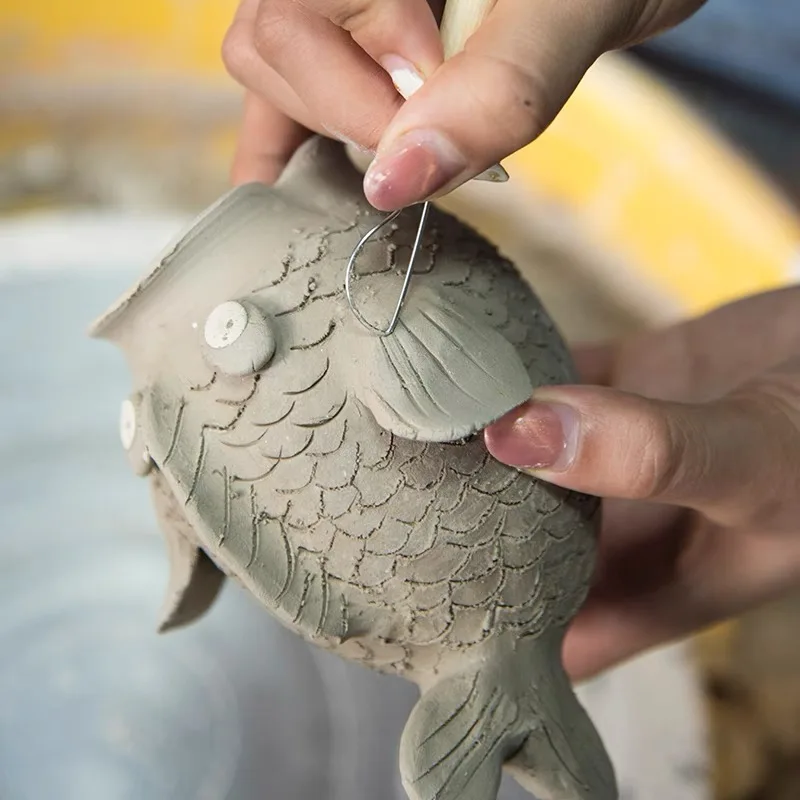 Инструменты для отделки и рисования глины 6 предметов набор ручной полимерной