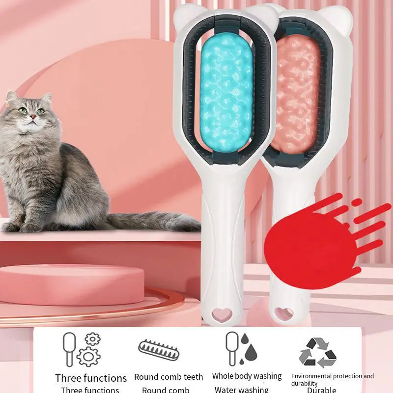 

Cat Comb Pet Dog Grooming Brush Remove Floating Hair Sticky Hair Disposable Wipes Pets Lint Remover Pet Cleaning Supplies