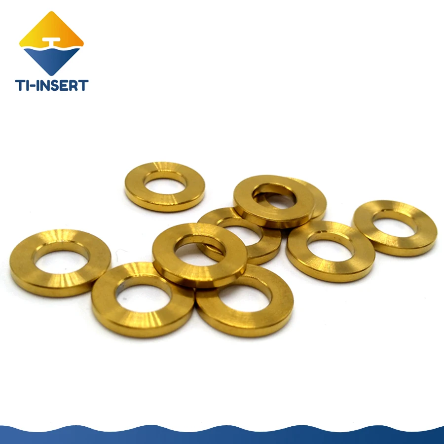 M5-M10 TC4 титановые плоские шайбы устойчивые к коррозии крепежи E014