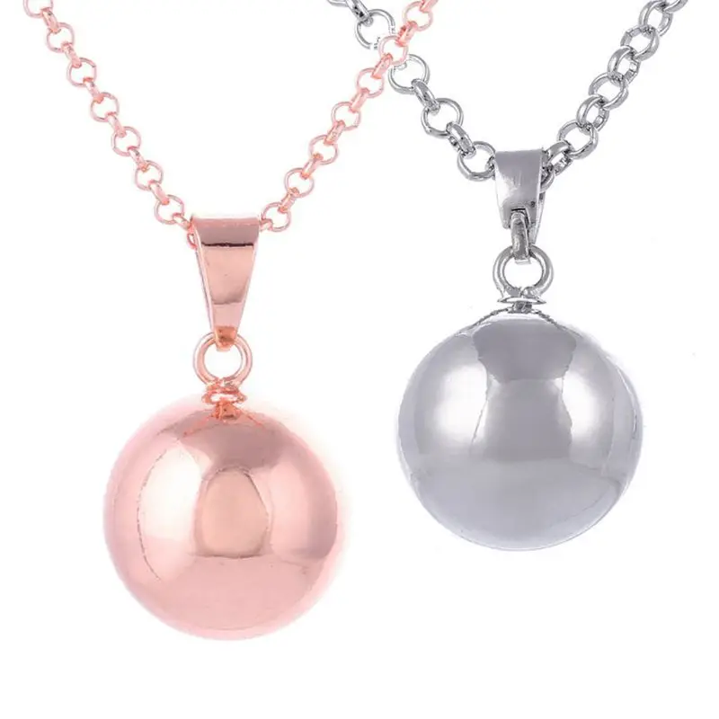 

Vintage Harmony Ball Pregnancy Bola Necklace Harmony Ball Chime Bell Bola Pendant Necklace Gift for Mother Baby Jewelry