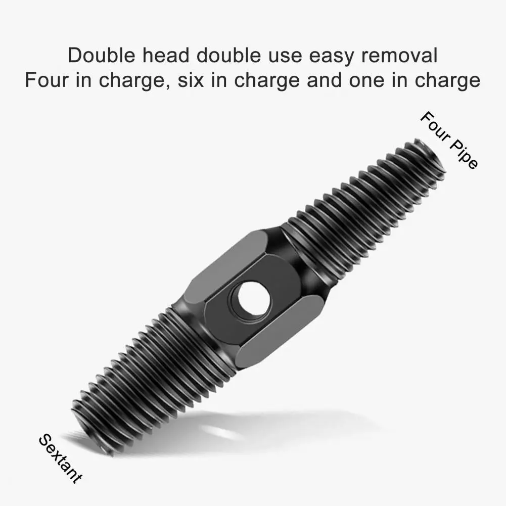 

2Pcs/Set Damaged Bolt Extractor Reliable Alloy Steel Double-Head Extract Tool Screw Extractor Broken Screw Extractor