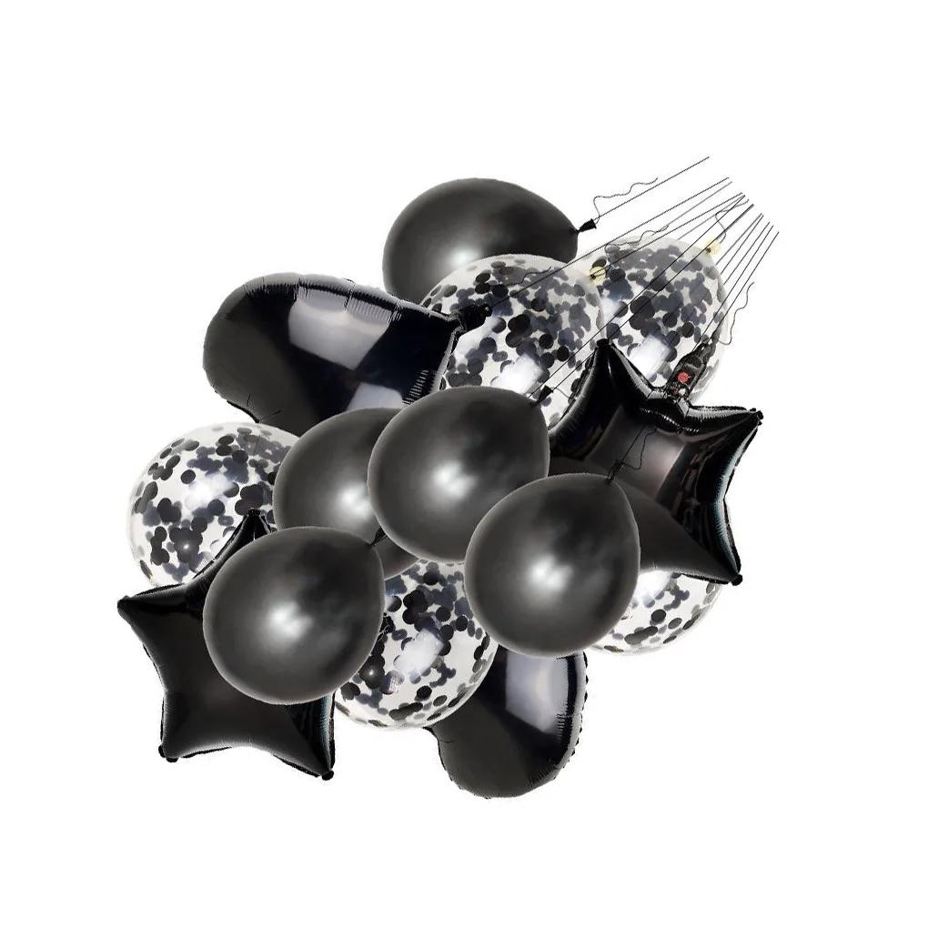 

14 шт./набор, декоративные воздушные шары из алюминиевой фольги