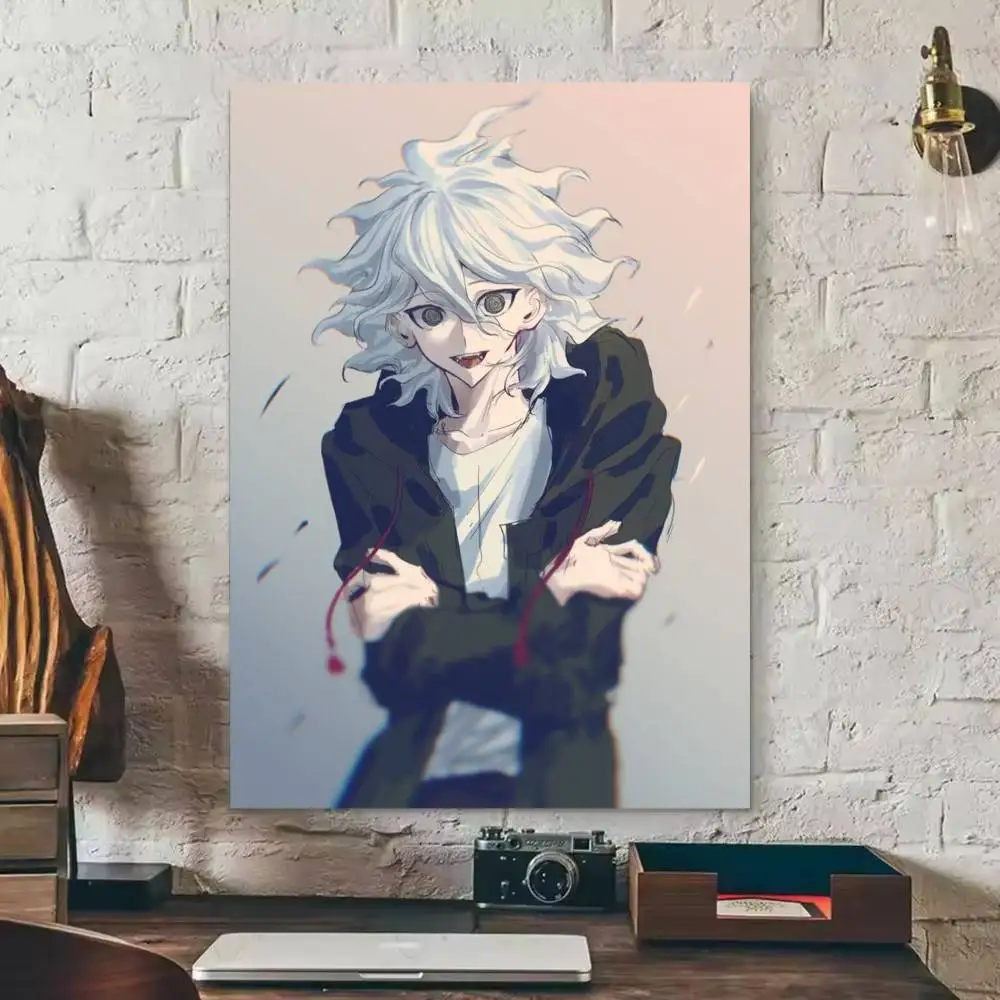 Фото Постер Nagito Komaeda Danganronpa, водонепроницаемая HD-наклейка на стену, самоклеящаяся, с принтом №3